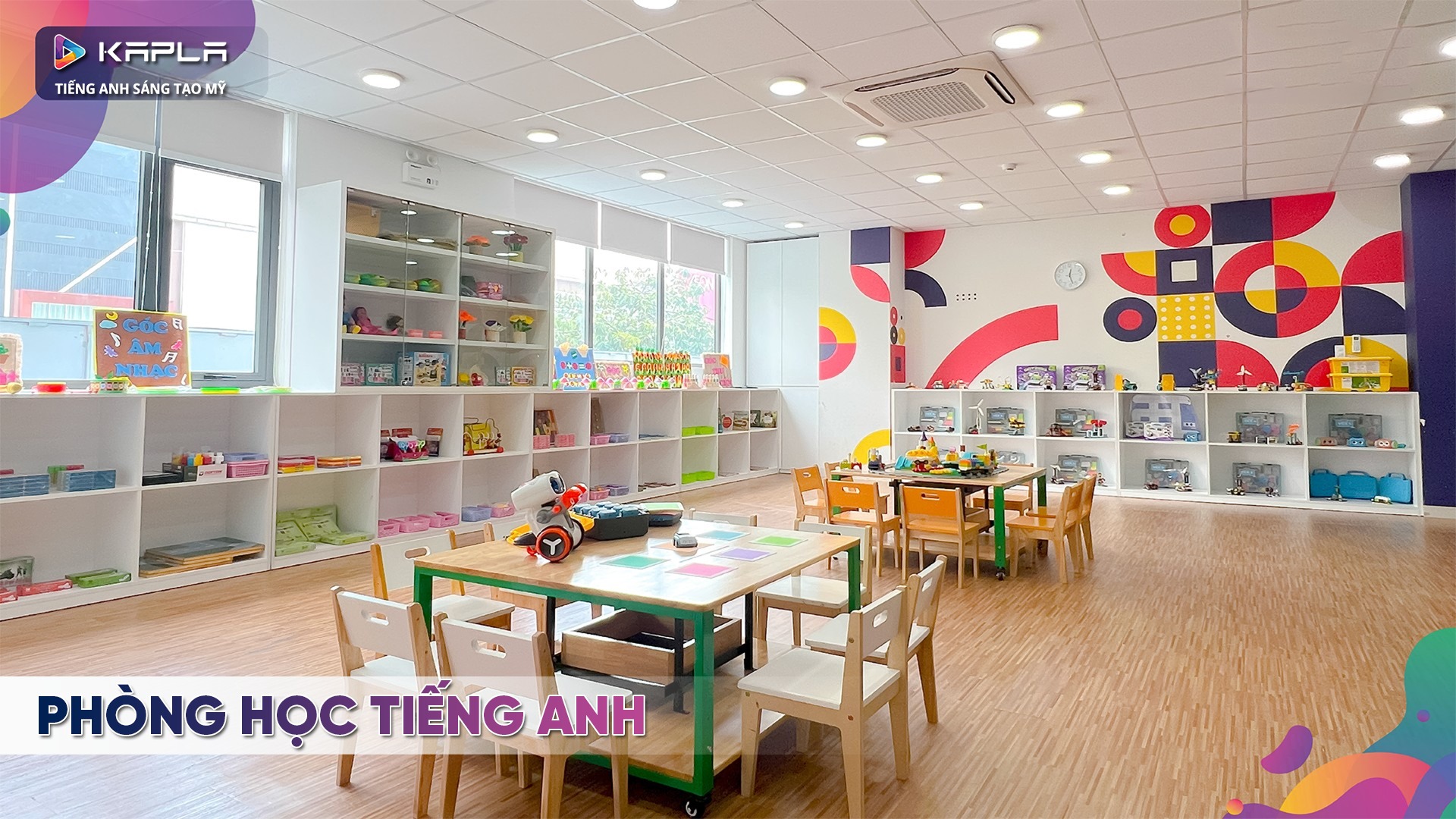 Phòng Tiếng Anh – Kapla Tiếng Anh Sáng Tạo Mỹ