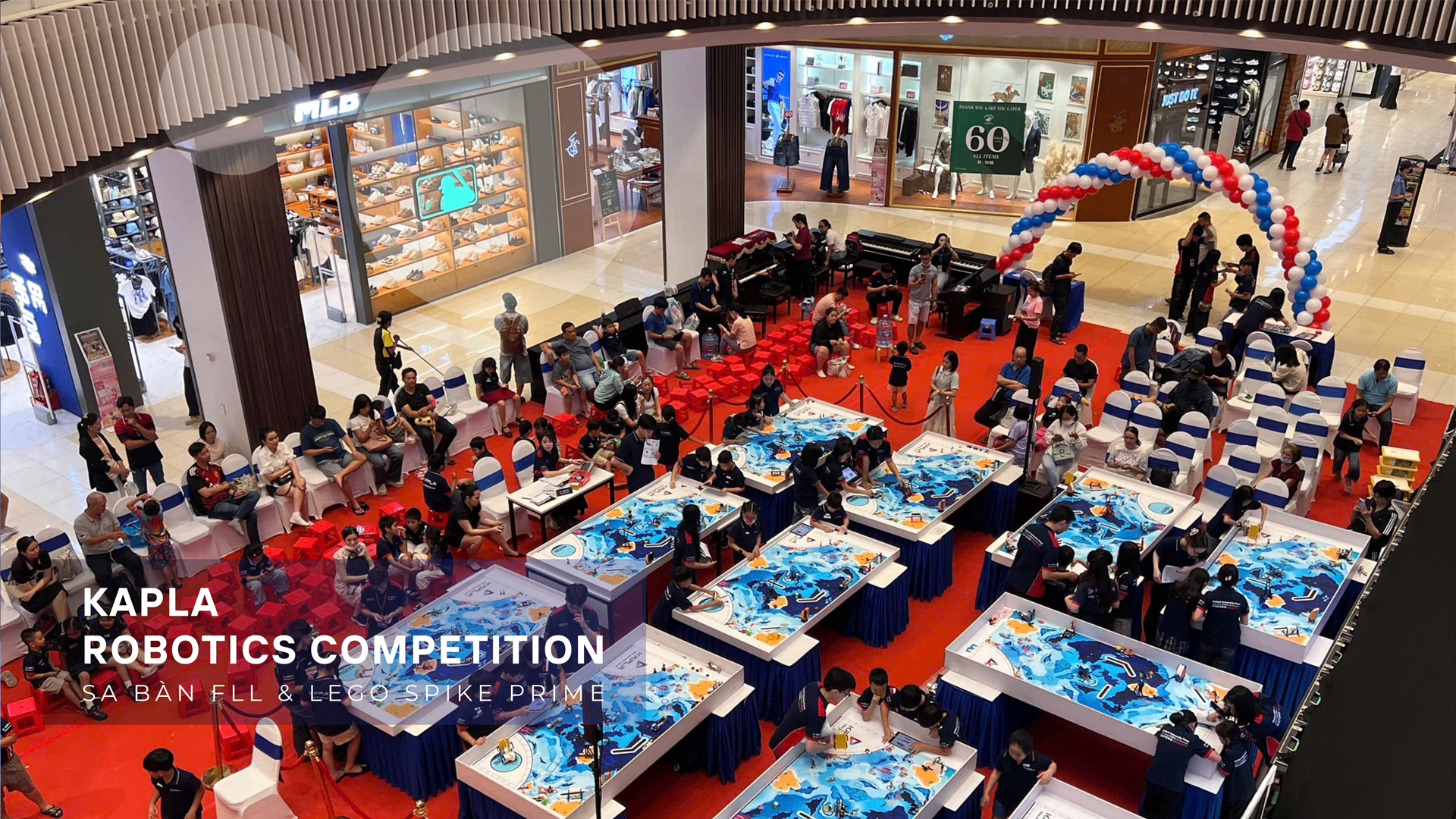 First Lego Robotics 2026 – học sinh Kapla Tiếng Anh Sáng Tạo Mỹ